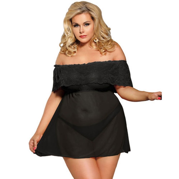 copy of BABYDOLLA SEXY PER DONNA TAGLIA GRANDE CURVY... 2