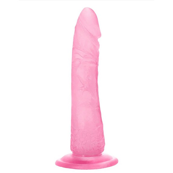 FALLO COLORATO REALISTICO IN JELLY SEX TOY CON VENTOSA 21 CM