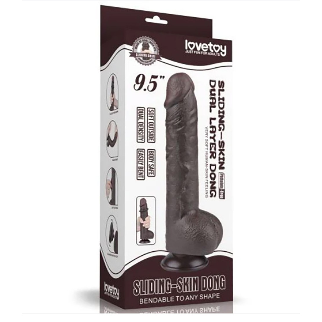 FALLO REALISTICO CHOCOLATE 24 CM CON PELLE...
