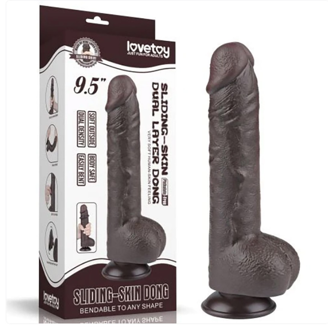 FALLO REALISTICO CHOCOLATE 24 CM CON PELLE...