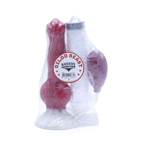 FALLO DI CANE IN SILICONE 21 CM CHE SPRUZZA CON POMPA A MANO SEX TOY REALISTICO