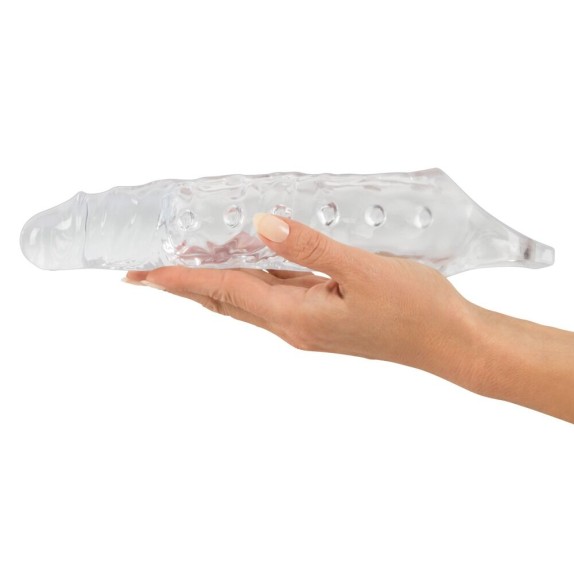 PROLUNGA TRASPARENTE PER PENE SEX TOY CRYSTAL SKIN