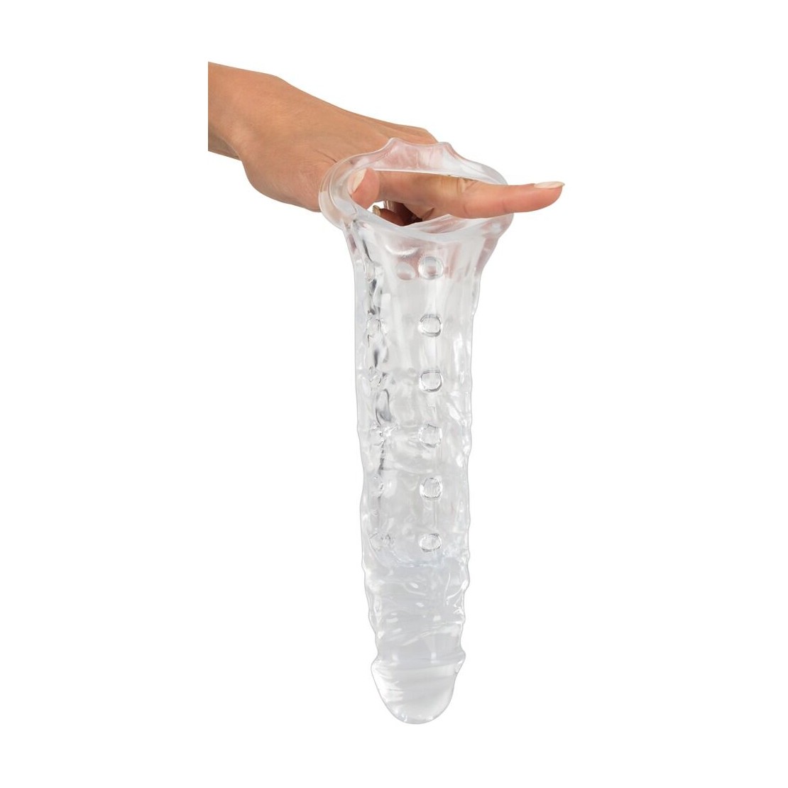 PROLUNGA TRASPARENTE PER PENE SEX TOY CRYSTAL SKIN
