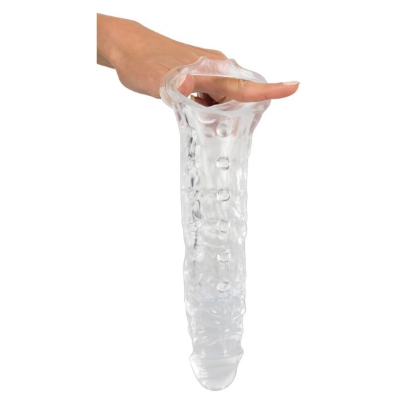 PROLUNGA TRASPARENTE PER PENE SEX TOY CRYSTAL SKIN