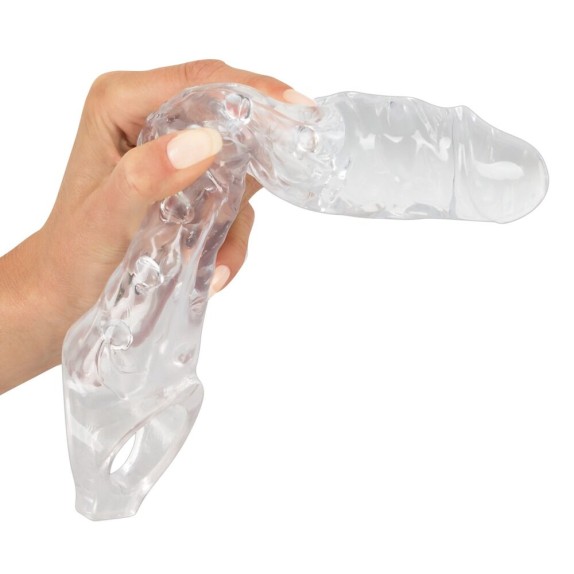 PROLUNGA TRASPARENTE PER PENE SEX TOY CRYSTAL SKIN