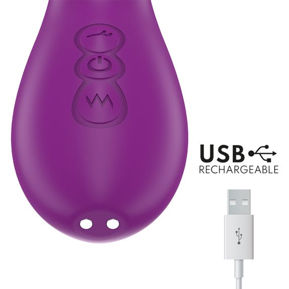 VIBRATORE RABBIT CON LINGUA OSCILLANTE E SUCCHIA CLITORIDE SEX TOY ATENEO