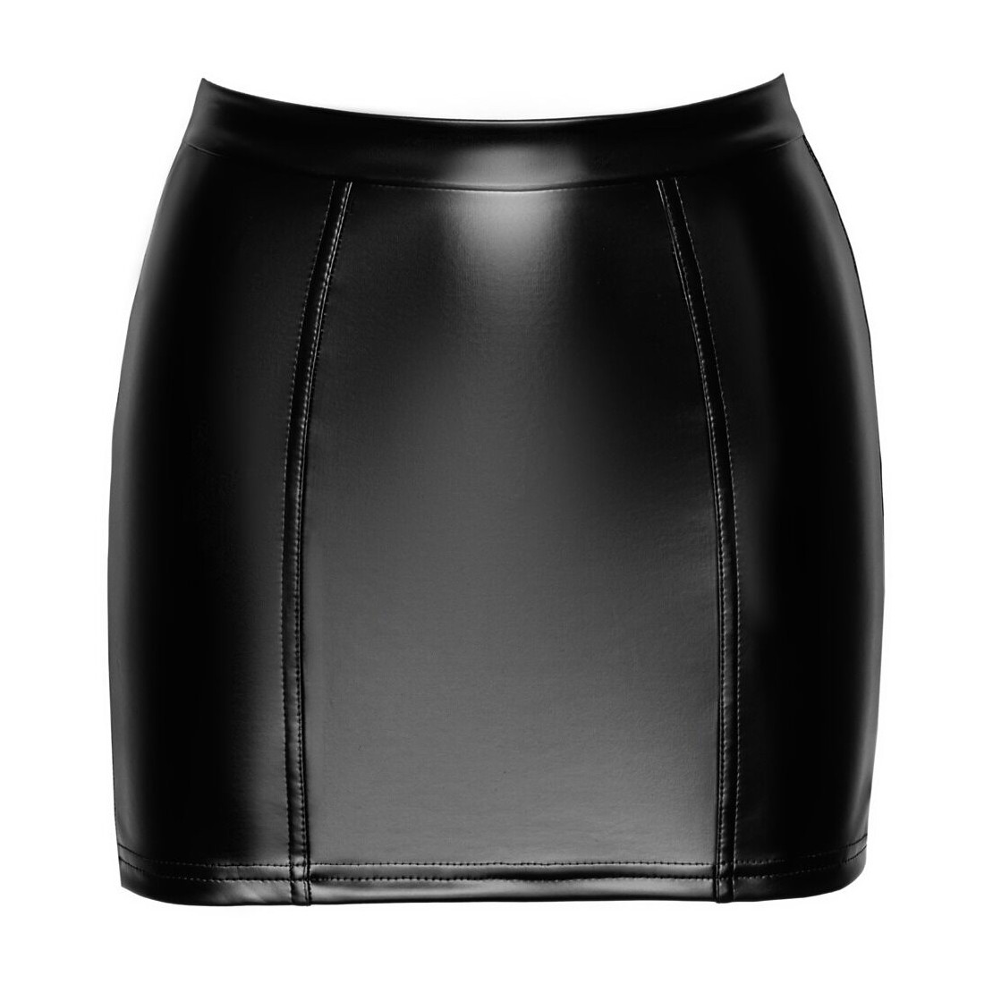 MINI GONNA IN SPANDEX E PIZZO APERTA DIETRO CON...