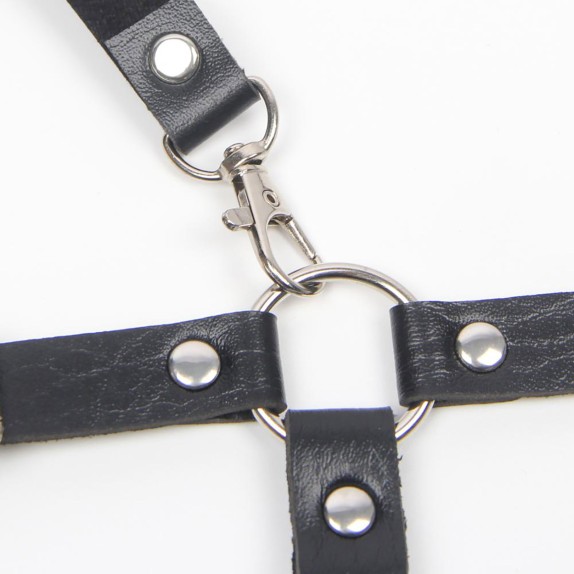 copy of HARNESS IN ECOPELLE SEXY PER DONNA IN 2 PEZZI CON CATENE OHYEAH
