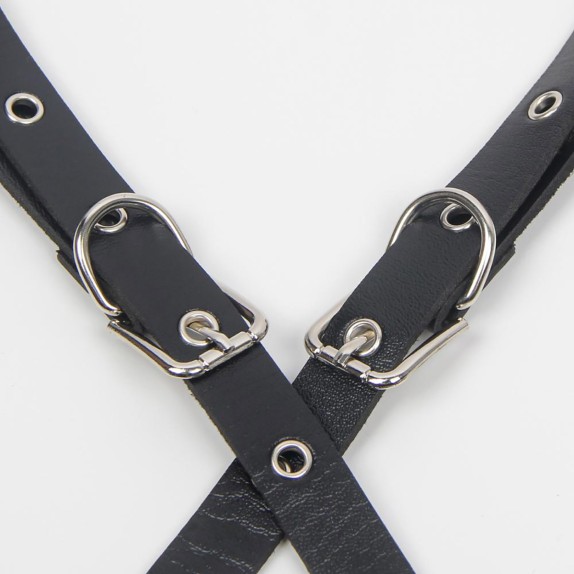 copy of HARNESS IN ECOPELLE SEXY PER DONNA IN 2 PEZZI CON CATENE OHYEAH