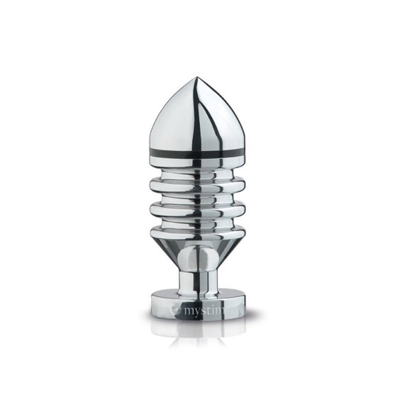 BUTT PLUG IN ALLUMINIO PER E-STIM HECTOR HELIX VARIE MISURE