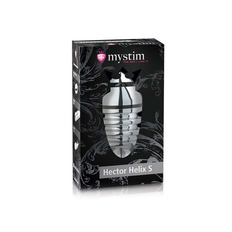 BUTT PLUG IN ALLUMINIO PER E-STIM HECTOR HELIX VARIE MISURE