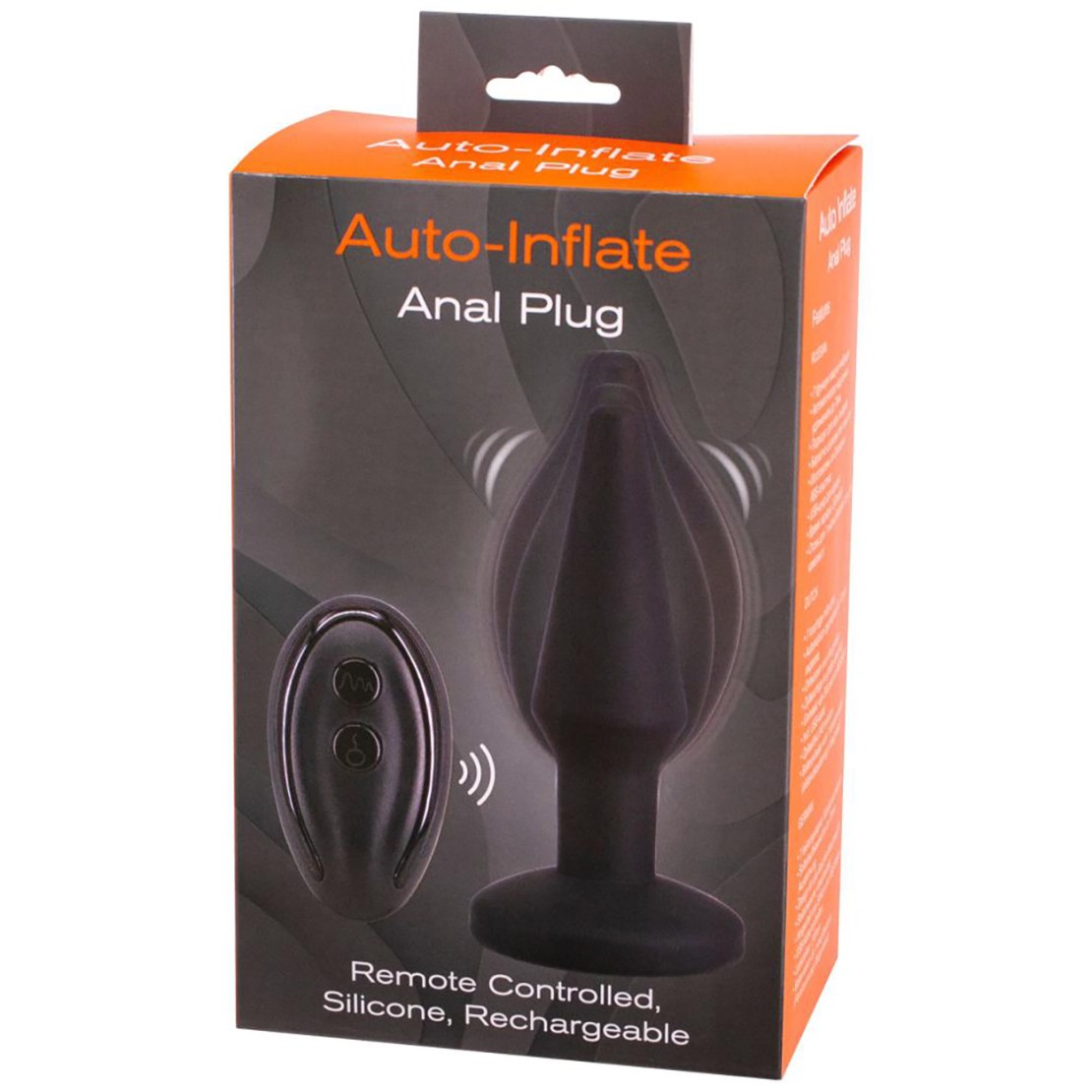 PLUG ANALE GONFIABILE E VIBRANTE CON...