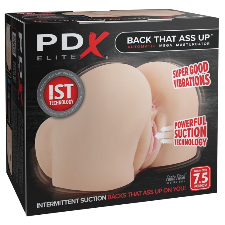 SEDERE CON ANO E VAGINA VIBRANTE CON SUZIONE PER UOMO PDX
