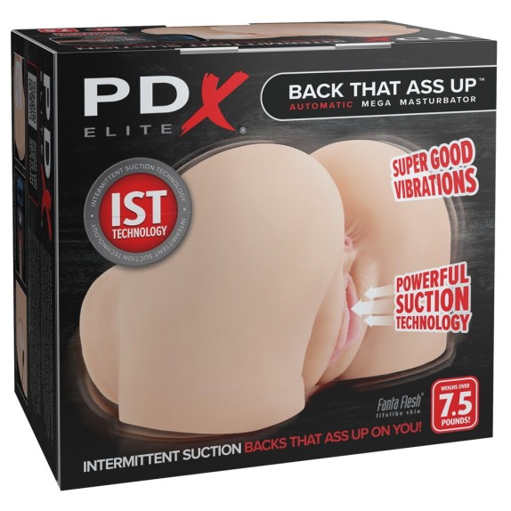 SEDERE CON ANO E VAGINA VIBRANTE CON SUZIONE PER UOMO PDX