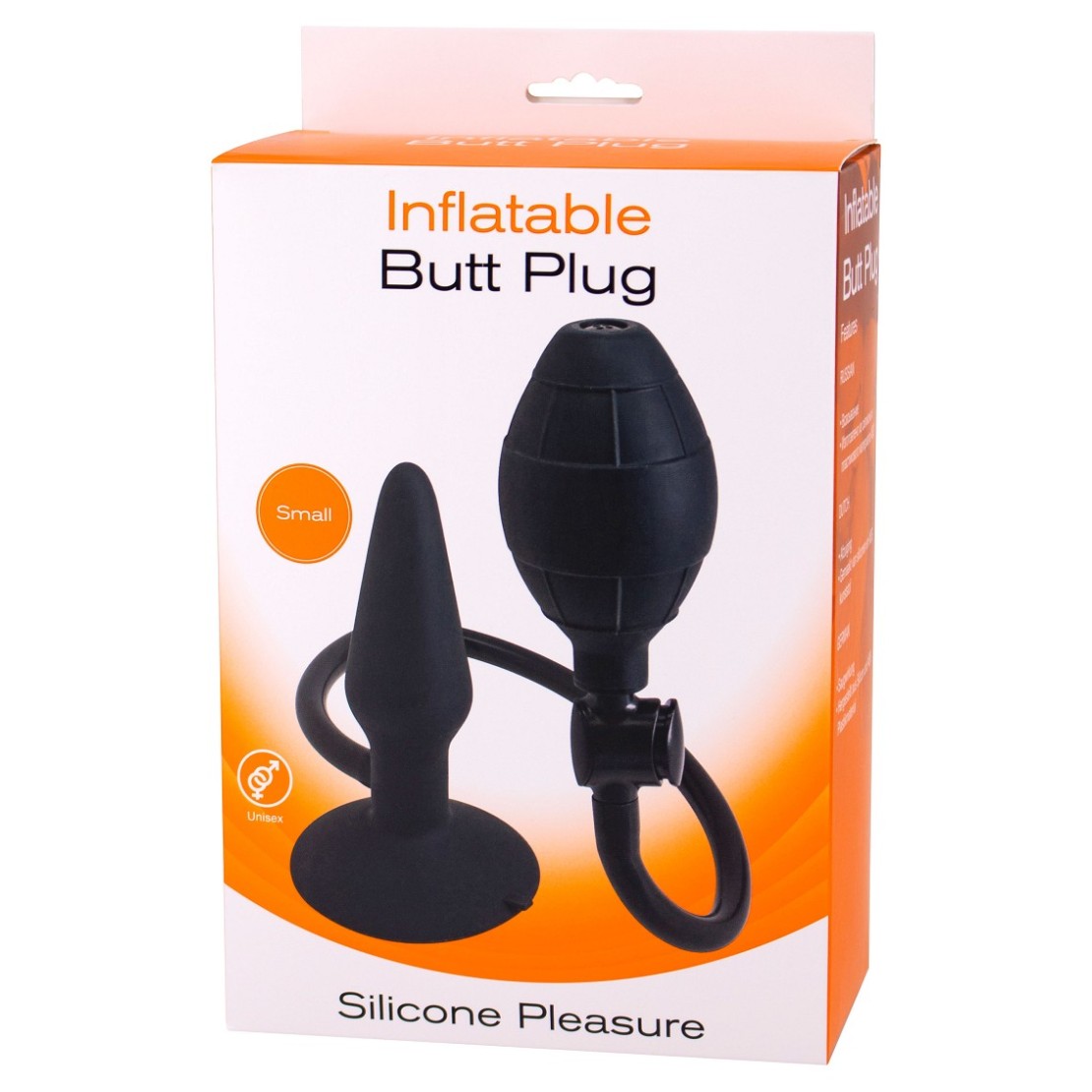 TAPPO ANALE GONFIABILE IN SILICONE SMALL