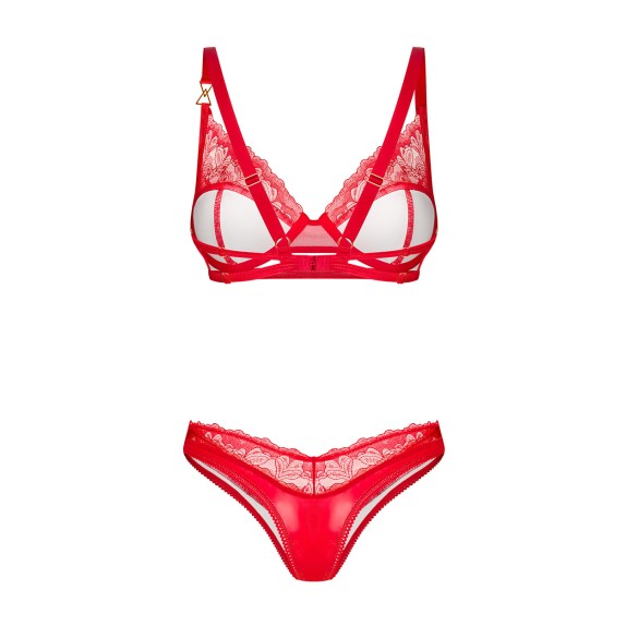 copy of COMPLETO INTIMO SEXY PER DONNA LUCIDO CON PIZZO SET 2 PZ ALIOSA