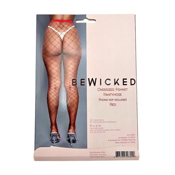 copy of COLLANT SEXY A RETE LARGA CON PIEDE ROSSO