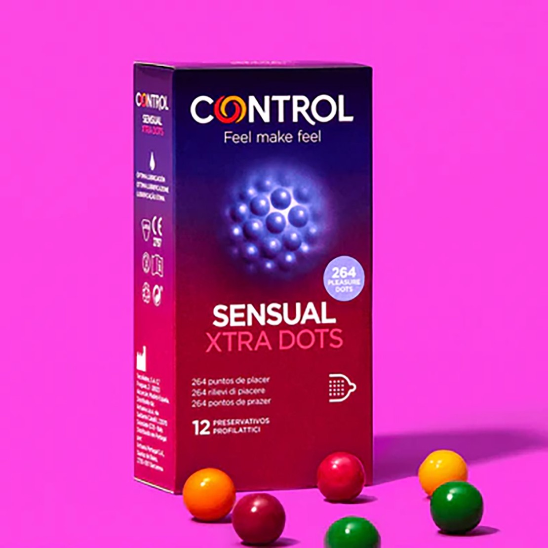 SENSUAL XTRA DOTS PROFILATTICI CON PUNTINI IN...