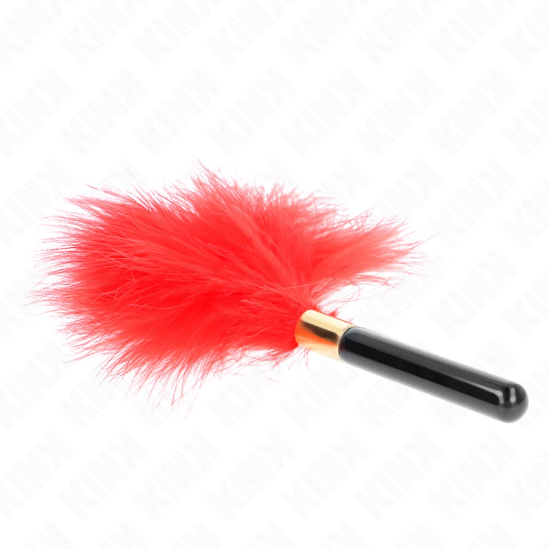PIUMINO PICCOLO CON PIUMA ROSSA 18 CM