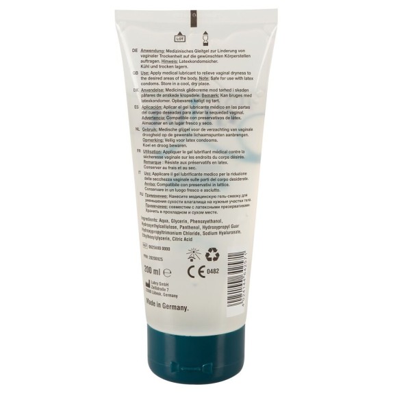 LUBRIFICANTE VAGINALE PREMIUM CON PANTENOLO E ACIDO IALURONICO 200 ML