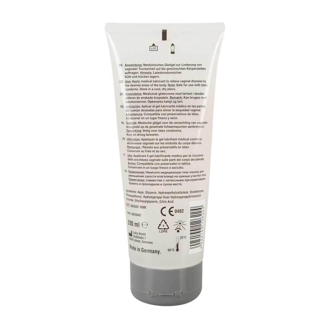 LUBRIFICANTE MEDICALE PERFORMANCE AD ACQUA CON...