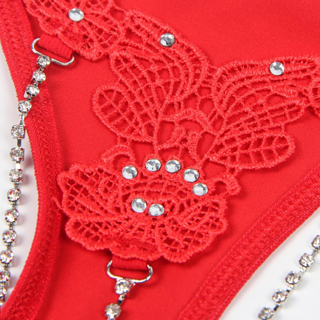 copy of PERIZOMA ROSSO SEXY DA DONNA CON STRASS...