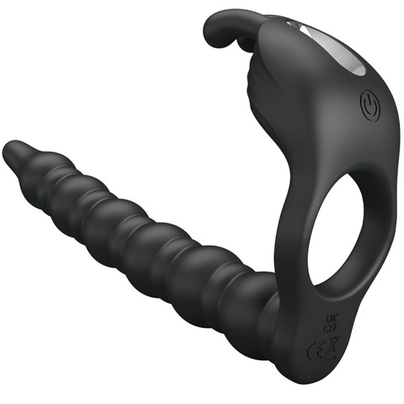 SEX TOY PER DOPPIA PENETRAZIONE DA INDOSSARE SUL PENE E STIMOLA CLITORIDE