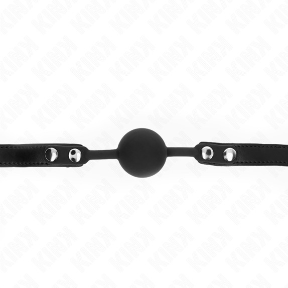 MORSO BALL GAG NERO PER GIOCHI DI COPPIA SADOMASO
