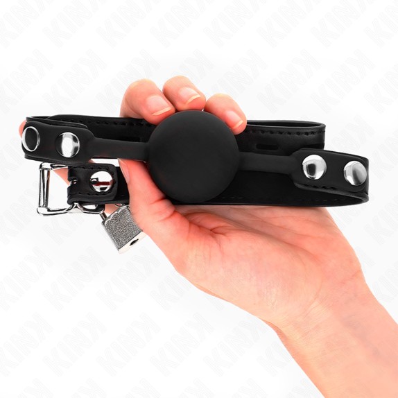 MORSO BALL GAG NERO PER GIOCHI DI COPPIA SADOMASO
