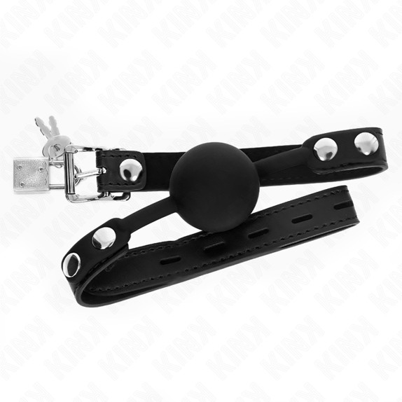 MORSO BALL GAG NERO PER GIOCHI DI COPPIA SADOMASO