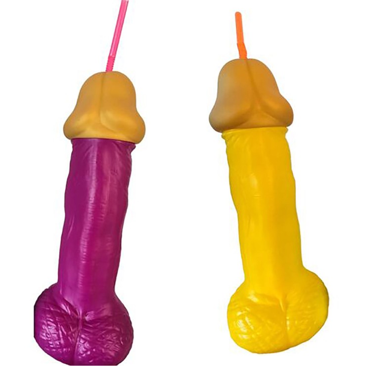 BORRACCIA SEXY A FORMA DI PENE CON CANNUCCIA GADGET...