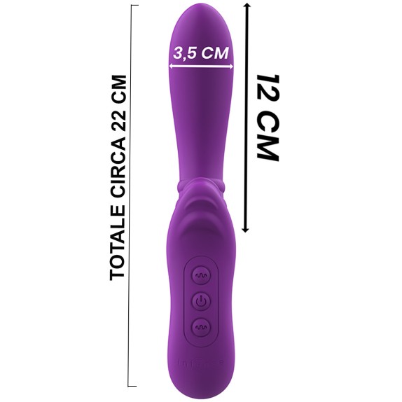 SEX TOY PER DONNA FLESSIBILE CON LINGUA VIBRANTE PUNTO G