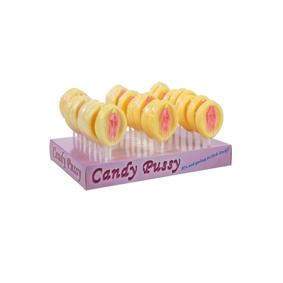 LECCA LECCA A FORMA DI VAGINA CANDY PUSSY LOLLIPOP