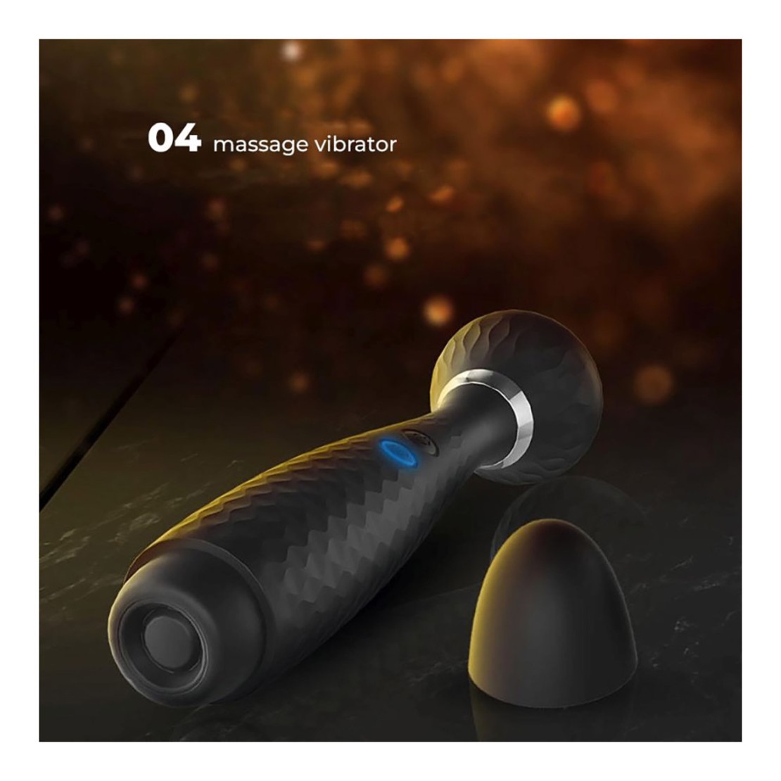 WAND MASSAGGIATORE CLITORIDEO CON VIBRAZIONE E...