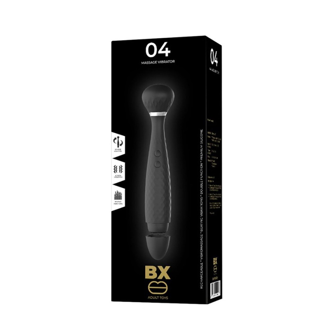 WAND MASSAGGIATORE CLITORIDEO CON VIBRAZIONE E...
