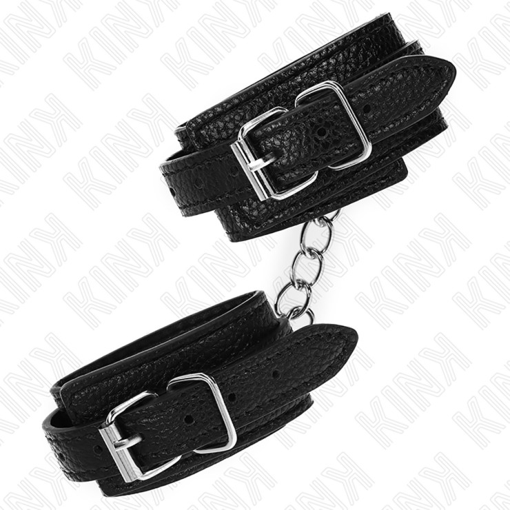 MANETTE REGOLABILI CON TRAMA PELLE DI SERPENTE E CATENA...