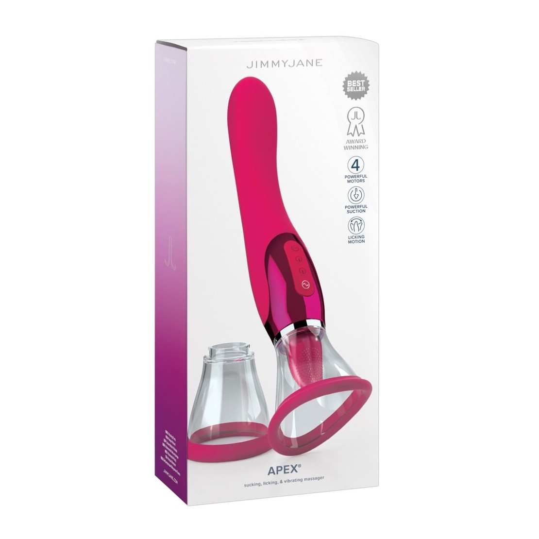 APEX SEX TOY 3IN1 CON COPPETTA CHE ASPIRA,...