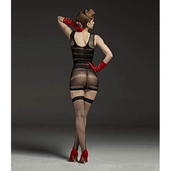 MINI ABITO SEXY A RETE PER DONNA RIMES 7099