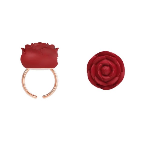 VIBRATORE DA DITO A FORMA DI ROSA