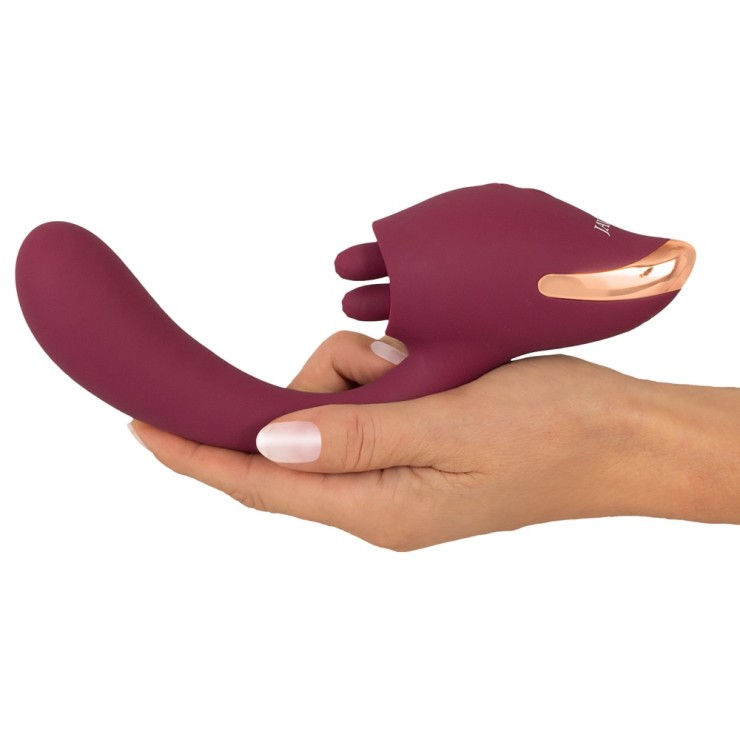 VIBRATORE DOPPIO PER DONNA CON VIBRAZIONE PUNTO G E LECCA... 2
