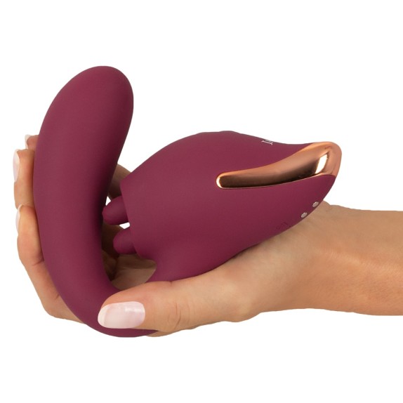 copy of VIBRATORE DOPPIO PER DONNA CON VIBRAZIONE PUNTO G E LECCA CLITORIDE
