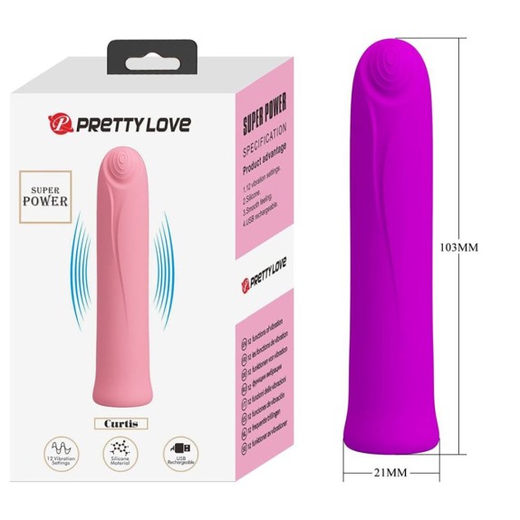 copy of VIBRATORE BULLET PER CLITORIDE RICARICABILE IN SILICONE CURTIS