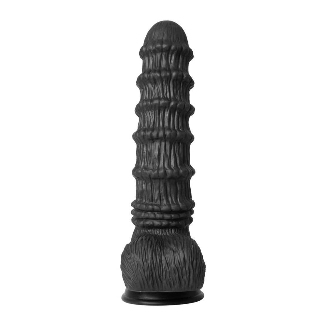 DILDO VIBRANTE NERO DI GRANDI DIMENSIONI CON...