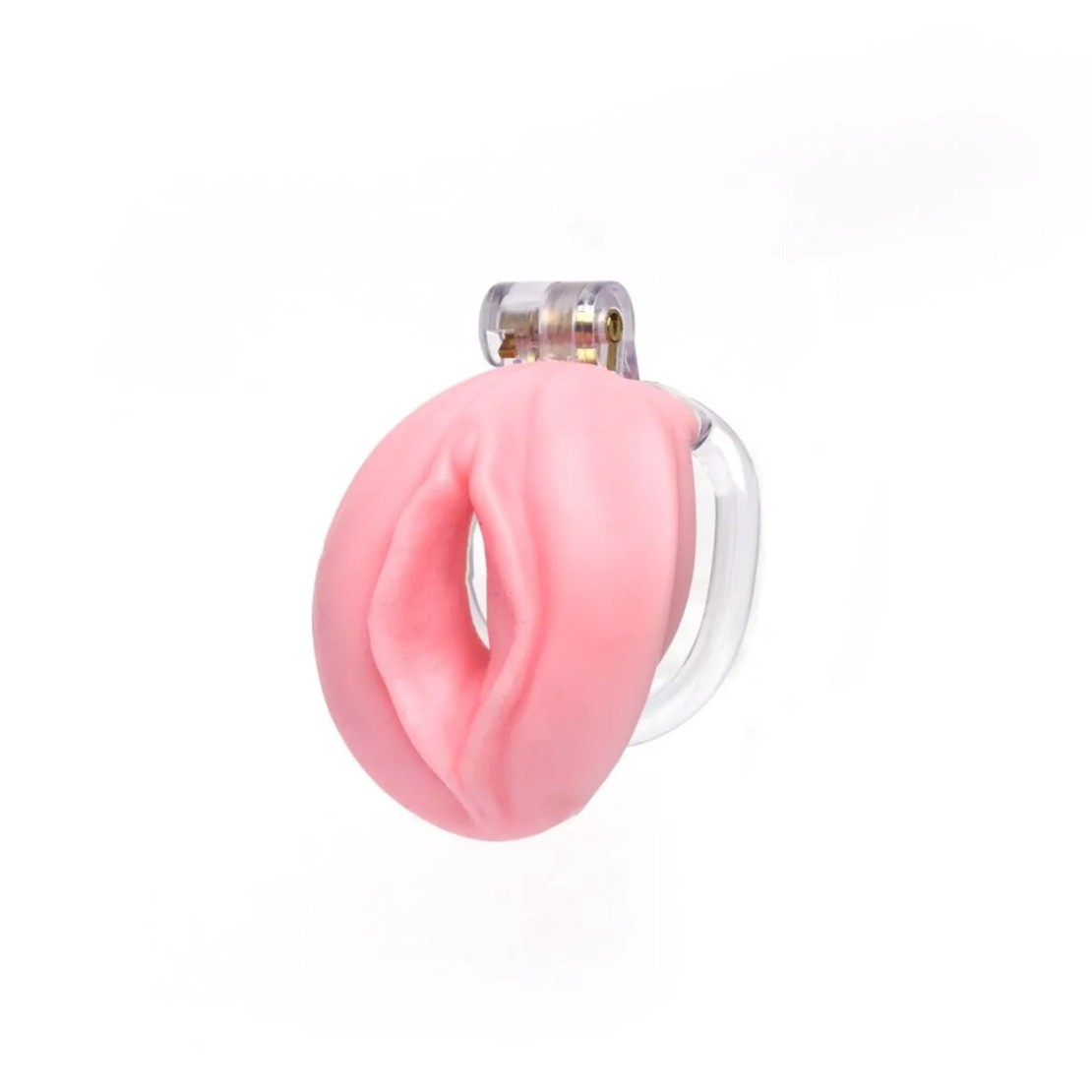 CINTURA DI CASTITA' PER UOMO A FORMA DI VAGINA...