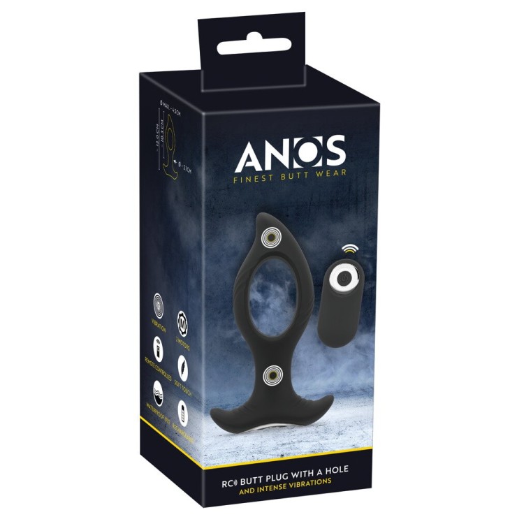 copy of PLUG ANALE CON FORO CENTRALE VIBRANTE SEX TOY...