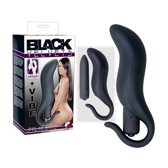 PLUG  ANALE VIBRANTE BLACK VELVET