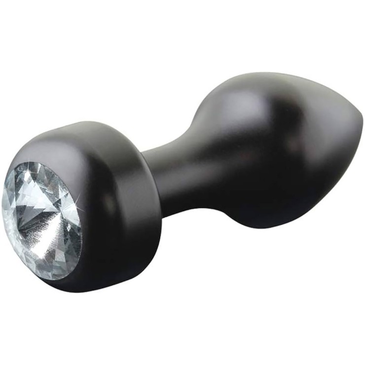 MINI LUV PLUG TAPPO ANALE IN ALLUMINIO CON PIETRA 2