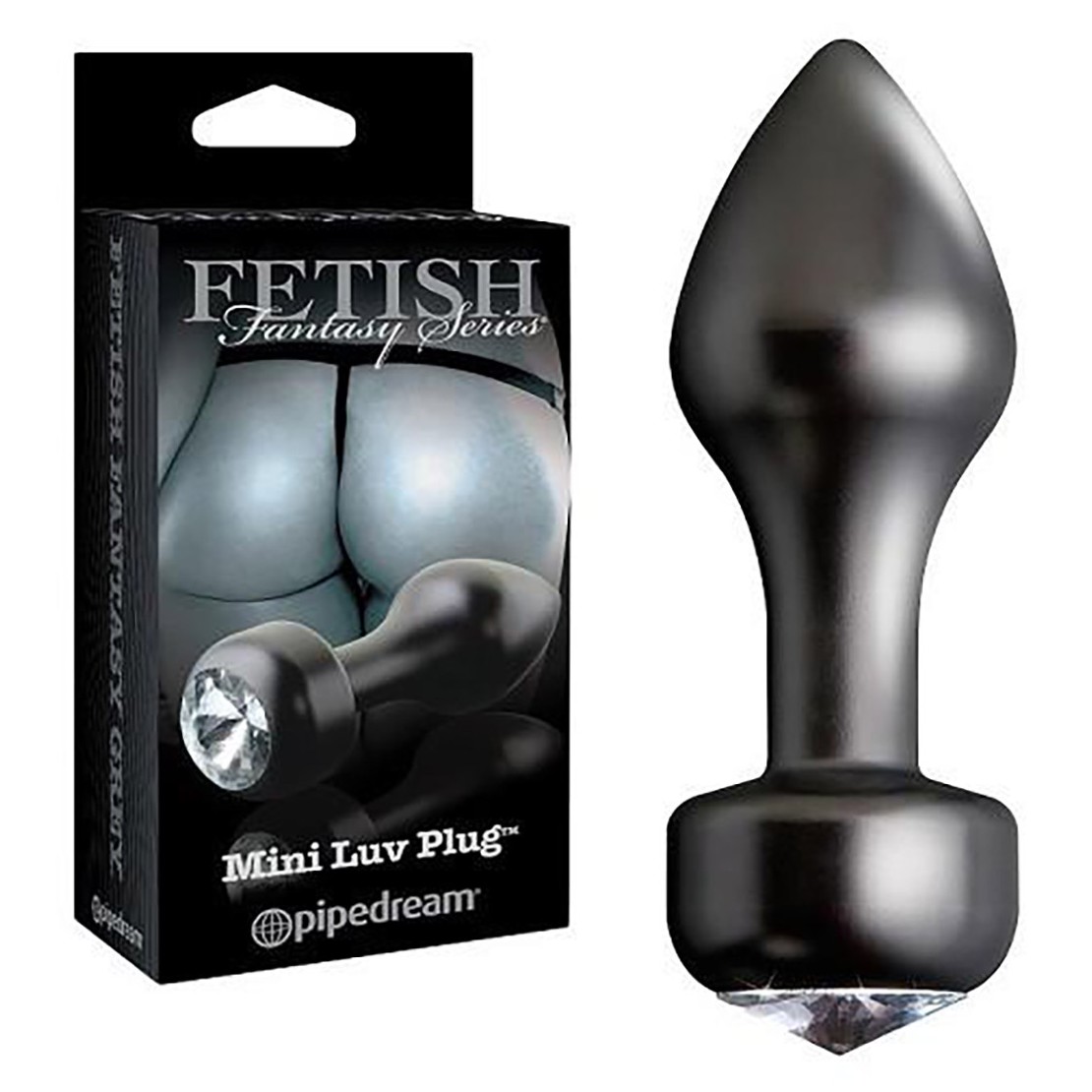 MINI LUV PLUG TAPPO ANALE IN ALLUMINIO CON PIETRA