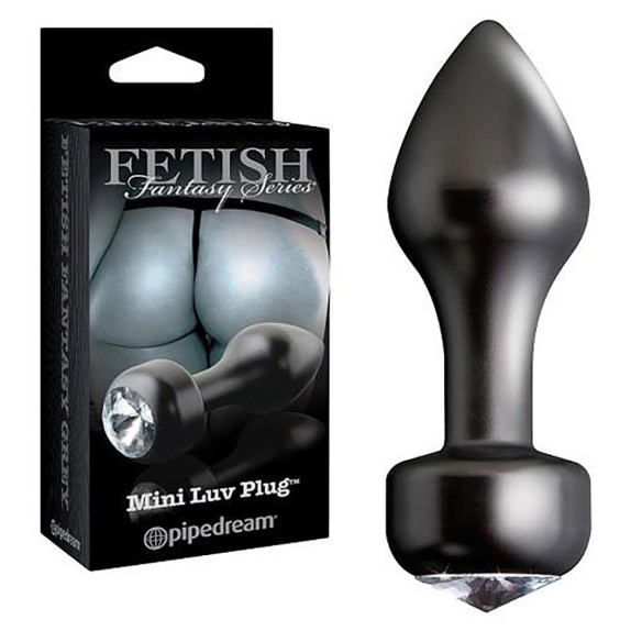 MINI LUV PLUG TAPPO ANALE IN ALLUMINIO CON PIETRA