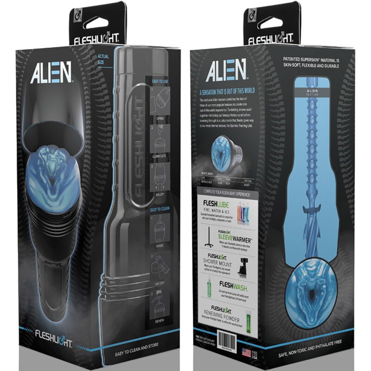 ALIEN FLESHLIGHT A FORMA DI VAGINA SEXY MASTURBATORE PER... 2